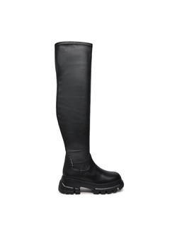Kozaki Tommy Jeans Tjw Lightweight Otk Boot EN0EN02634 Czarny ze sklepu eobuwie.pl w kategorii Kozaki damskie - zdjęcie 182024665