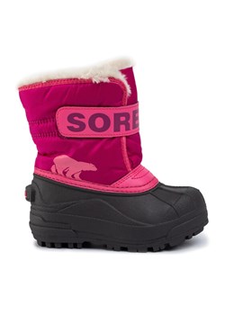 Śniegowce Sorel Childrens Snow Commander NC1960 Różowy ze sklepu eobuwie.pl w kategorii Buty zimowe dziecięce - zdjęcie 182024798