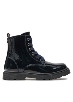 Kozaki Tommy Hilfiger Lace-Up Bootie T1A5-33564-1237 S Granatowy ze sklepu eobuwie.pl w kategorii Buty zimowe dziecięce - zdjęcie 182024907