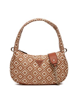 Torebka Guess Rianee Hobo HWWR92 28020 Brązowy ze sklepu eobuwie.pl w kategorii Torebki bagietki - zdjęcie 182025095