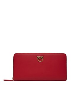 Duży Portfel Damski Pinko Ryder Zip Around PE 24 PCPL 100250 A0F1 Czerwony ze sklepu eobuwie.pl w kategorii Portfele damskie - zdjęcie 182025206