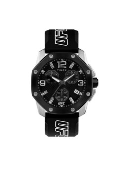 Zegarek Timex Icon Chronograph TW2V58600 Czarny ze sklepu eobuwie.pl w kategorii Zegarki - zdjęcie 182025218