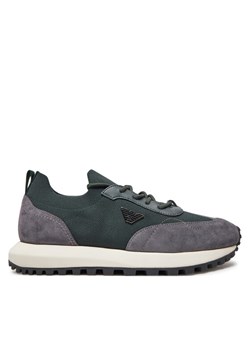 Sneakersy Emporio Armani X4X659 XR105 U213 Zielony ze sklepu eobuwie.pl w kategorii Buty sportowe męskie - zdjęcie 182025248