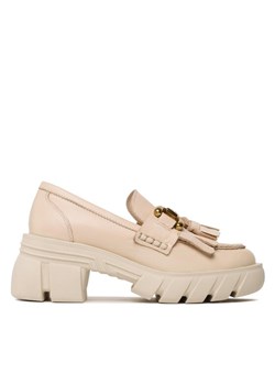 Loafersy Badura PALMI-23SS11171 Beżowy ze sklepu eobuwie.pl w kategorii Półbuty damskie - zdjęcie 182025436