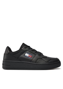 Sneakersy Tommy Jeans Tjm Retro Basket Ess EM0EM01395 Czarny ze sklepu eobuwie.pl w kategorii Buty sportowe męskie - zdjęcie 182025468