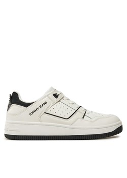 Sneakersy Tommy Jeans Tjm Basket Retro Cupsole Wl EM0EM01464 Biały - id: 0000304448577 - marki Tommy Jeans - 182025537 Sneakersy Tommy Jeans Tjm Basket Retro Cupsole Wl EM0EM01464 Biały ze sklepu eobuwie.pl w kategorii Buty sportowe męskie - zdjęcie 182025537