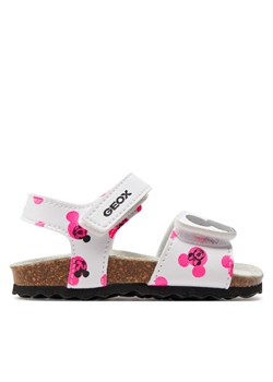 Sandały Geox B Sandal Chalki Girl B452RB 000BC C1441 M Biały ze sklepu eobuwie.pl w kategorii Sandały dziecięce - zdjęcie 182025575