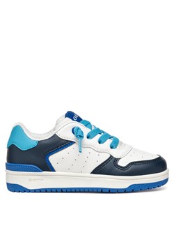 Sneakersy Geox J Washiba J45LQB 5411 C1343 M Biały ze sklepu eobuwie.pl w kategorii Buty sportowe dziecięce - zdjęcie 182025625