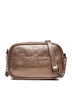 Torebka Pepe Jeans PL031577 Miedziany ze sklepu eobuwie.pl w kategorii Listonoszki - zdjęcie 182025626