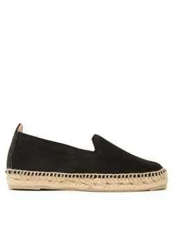 Espadryle Manebi Suede Flat Espadrilles Czarny ze sklepu eobuwie.pl w kategorii Espadryle damskie - zdjęcie 182025639