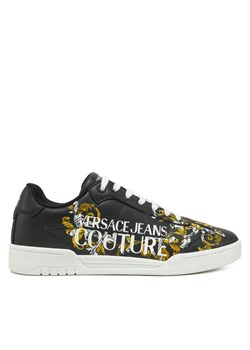 Sneakersy Versace Jeans Couture 78YA3SD1 Czarny ze sklepu eobuwie.pl w kategorii Buty sportowe męskie - zdjęcie 182025776