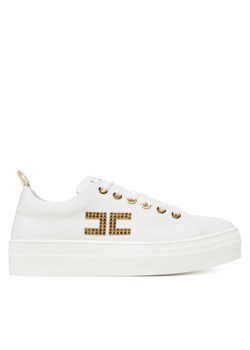 Sneakersy Elisabetta Franchi F4-A9E-0241 S Biały ze sklepu eobuwie.pl w kategorii Buty sportowe damskie - zdjęcie 182025807