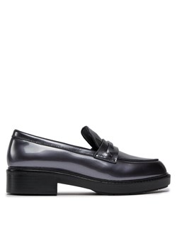 Loafersy Calvin Klein Rubber Sole Loafer W/Hw - Pearl HW0HW02002 Czarny ze sklepu eobuwie.pl w kategorii Półbuty damskie - zdjęcie 182026106