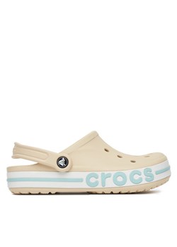 Klapki Crocs BAYABAND CLOG 205089-1LI Beżowy ze sklepu eobuwie.pl w kategorii Klapki damskie - zdjęcie 182026118