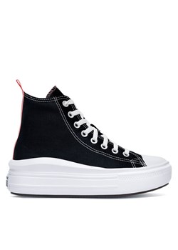 Trampki Converse CHUCK TAYLOR ALL STAR MOVE PLATFORM 271716C Czarny ze sklepu eobuwie.pl w kategorii Trampki dziecięce - zdjęcie 182026216