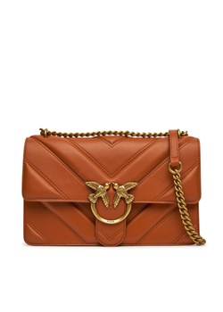 Torebka PINKO Love One Classic Light Dc 104549 A26Z Brązowy - id: 8057769899699 - marki Pinko - 182026275 Torebka PINKO Love One Classic Light Dc 104549 A26Z Brązowy ze sklepu eobuwie.pl w kategorii Kopertówki - zdjęcie 182026275