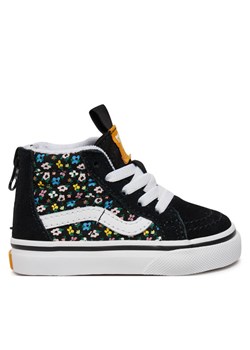 Tenisówki Vans SK8-Hi Zip VN000D0NBMV1 Czarny ze sklepu eobuwie.pl w kategorii Trampki dziecięce - zdjęcie 182026327