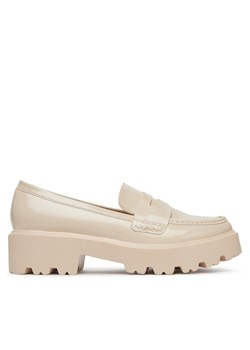 Loafersy DeeZee LE601-2 Beżowy ze sklepu eobuwie.pl w kategorii Półbuty damskie - zdjęcie 182026357