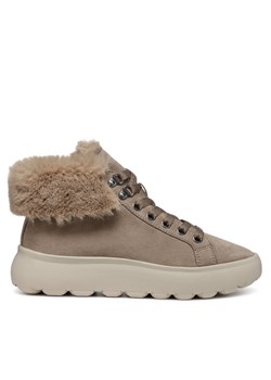 Sneakersy Geox D Spherica Ec4.1 D46TCA 022BH C6029 Beżowy ze sklepu eobuwie.pl w kategorii Buty sportowe damskie - zdjęcie 182026369