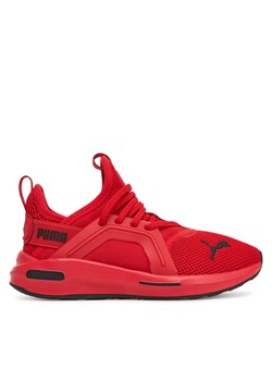 Sneakersy Puma Soft Enzo 5 AC PS 401511 02 Czerwony ze sklepu eobuwie.pl w kategorii Buty sportowe dziecięce - zdjęcie 182026435