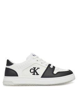 Sneakersy Calvin Klein Jeans Low Cut Lace-Up Sneaker V3X9-82093-1697 S Biały ze sklepu eobuwie.pl w kategorii Buty sportowe dziecięce - zdjęcie 182026809