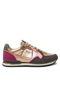 Sneakersy Pepe Jeans PLS40021 Beżowy ze sklepu eobuwie.pl w kategorii Buty sportowe damskie - zdjęcie 182026857