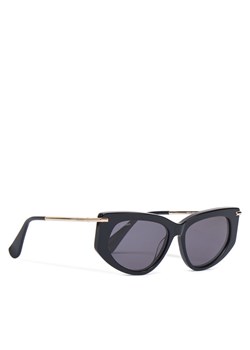 Okulary przeciwsłoneczne Max Mara MM0100 01A Czarny ze sklepu eobuwie.pl w kategorii Okulary przeciwsłoneczne damskie - zdjęcie 182026897
