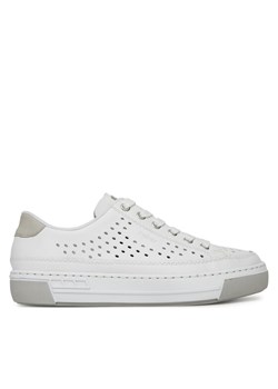 Sneakersy Rieker L8849-80 Biały ze sklepu eobuwie.pl w kategorii Buty sportowe damskie - zdjęcie 182027185