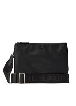 Torebka LAUREN RALPH LAUREN 431970156003 Czarny ze sklepu eobuwie.pl w kategorii Listonoszki - zdjęcie 182027256