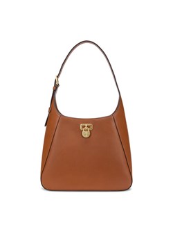 Torebka LAUREN RALPH LAUREN Large Tanner Shoulder Bag 431956790001 Brązowy ze sklepu eobuwie.pl w kategorii Torebki damskie - zdjęcie 182027386