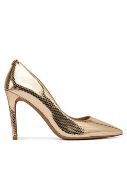 Szpilki MICHAEL Michael Kors Alina Flex High Pump 40R4HNHP1M Złoty ze sklepu eobuwie.pl w kategorii Czółenka - zdjęcie 182027568