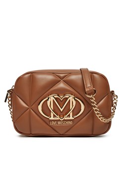 Torebka LOVE MOSCHINO JC4038PP1MLC0201 Brązowy ze sklepu eobuwie.pl w kategorii Listonoszki - zdjęcie 182027799