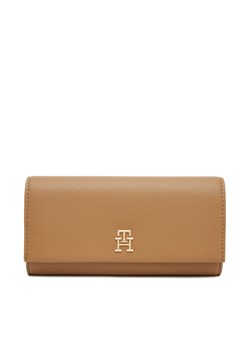 Duży Portfel Damski Tommy Hilfiger Th Legacy Flap Lrg Wallet AW0AW17267 Brązowy ze sklepu eobuwie.pl w kategorii Portfele damskie - zdjęcie 182027815