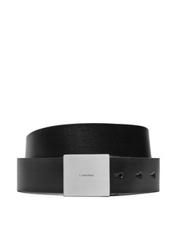 Pasek Męski Calvin Klein Adj Casual Plaque 35mm K50K512660 Czarny ze sklepu eobuwie.pl w kategorii Paski męskie - zdjęcie 182027849