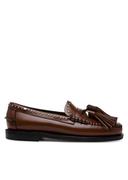Półbuty Weekend Max Mara 2515521014670 Bordowy ze sklepu eobuwie.pl w kategorii Mokasyny damskie - zdjęcie 182027917