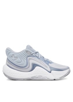 Sneakersy Under Armour UA Spawn 6 Mid 3027647 Szary ze sklepu eobuwie.pl w kategorii Buty sportowe męskie - zdjęcie 182028006