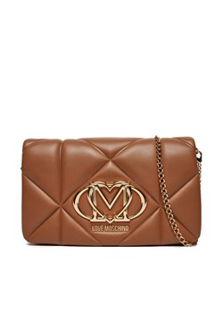 Torebka LOVE MOSCHINO JC4043PP1MLC0201 Brązowy ze sklepu eobuwie.pl w kategorii Listonoszki - zdjęcie 182028026