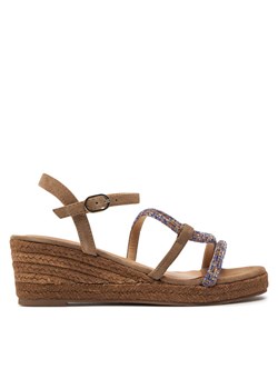 Espadryle Gioseppo Tresco 72056-P Szary ze sklepu eobuwie.pl w kategorii Sandały damskie - zdjęcie 182028095