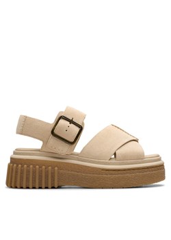 Sandały Clarks Evamar Wish 26181202 Beżowy - id: 0000304851810 - marki Clarks - 182028458 Sandały Clarks Evamar Wish 26181202 Beżowy ze sklepu eobuwie.pl w kategorii Sandały damskie - zdjęcie 182028458