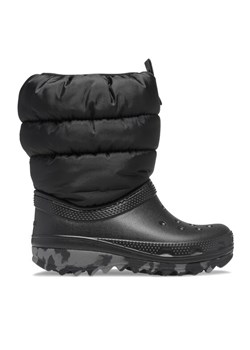 Śniegowce Crocs Crocs Classic Neo Puff Boot T 207683 Czarny ze sklepu eobuwie.pl w kategorii Buty zimowe dziecięce - zdjęcie 182028535