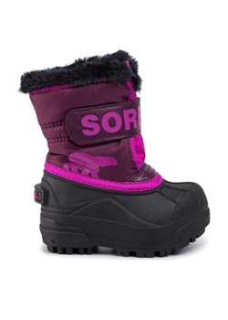 Śniegowce Sorel Toddler Snow Commander NV1960 Różowy ze sklepu eobuwie.pl w kategorii Buty zimowe dziecięce - zdjęcie 182028907