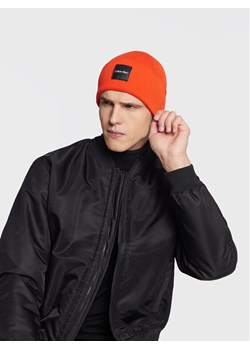 Czapka Calvin Klein K50K509682 Pomarańczowy ze sklepu eobuwie.pl w kategorii Czapki zimowe męskie - zdjęcie 182029055