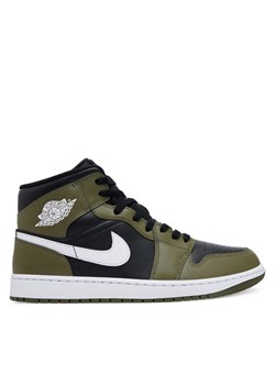 Sneakersy Nike Jordan 1 Mid DQ8426 103 Zielony ze sklepu eobuwie.pl w kategorii Buty sportowe męskie - zdjęcie 182029166