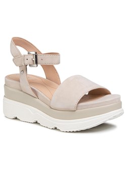 Sandały Geox D Gardenia C D02HBC 00021 C6738 Beżowy ze sklepu eobuwie.pl w kategorii Sandały damskie - zdjęcie 182029409
