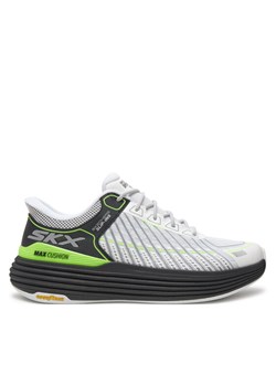 Buty do biegania Skechers Max Cushioning Suspension 220936 Biały ze sklepu eobuwie.pl w kategorii Buty sportowe męskie - zdjęcie 182029989