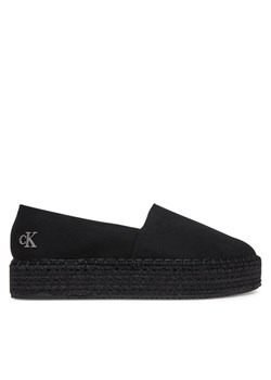 Espadryle Calvin Klein Jeans Flatform Esdparille Mg/Hdw YW0YW01737 Czarny ze sklepu eobuwie.pl w kategorii Espadryle damskie - zdjęcie 182030066