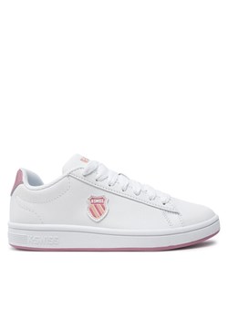 Sneakersy K-Swiss Court Shield 96599 952 Biały ze sklepu eobuwie.pl w kategorii Buty sportowe damskie - zdjęcie 182030078