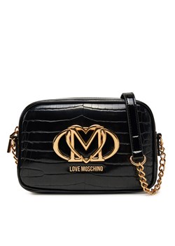Torebka LOVE MOSCHINO JC4044PP1MLE100A Czarny ze sklepu eobuwie.pl w kategorii Listonoszki - zdjęcie 182030136