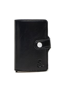 Etui na karty kredytowe Semi Line P8296-2 Czarny ze sklepu eobuwie.pl w kategorii Portfele męskie - zdjęcie 182030199