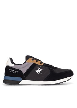 Sneakersy Beverly Hills Polo Club M-VS01477-19 Czarny - id: 5905588944935 - marki BEVERLY HILLS POLO CLUB - 182030299 Sneakersy Beverly Hills Polo Club M-VS01477-19 Czarny ze sklepu eobuwie.pl w kategorii Buty sportowe męskie - zdjęcie 182030299
